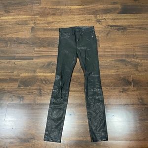 RAG AND BONE leather skinny pant